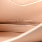 Calfskin Mount Envelope Bag Melon Washed