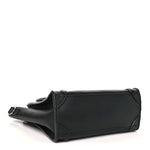 Pebbled Calfskin Nano Luggage Black