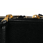 Caviar Large CC Shoulder Bag Black
