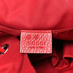 Nylon Monogram Medium Light Single Buckle Backpack Vibrant Red