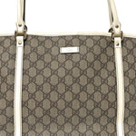 GG Plus Monogram Medium Joy Tote Off White