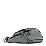 Nylon Logo Printed Attica Belt Bag Reflective Silver