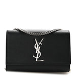 Grain De Poudre Small Monogram Kate Satchel Black