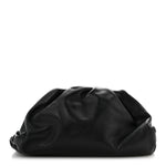 Smooth Butter Calf The Pouch Oversized Clutch Black