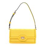 GG Monogram Scratch Lux Calfskin Mini Luce Shoulder Bag Yellow