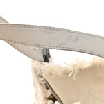 Nappa Intrecciato Canvas Fringe Maltinto Tote White