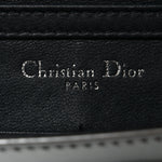 Metallic Patent Micro-Cannage Diorama Wallet on Chain Pouch Silver