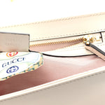 Vitello Palmellato Lux Crystal Medium Rajah Shoulder Bag Mystic White Multicolor