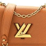 Epi Twist Shoulder Bag MM Gold Miel