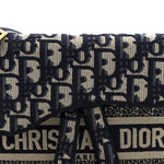 Oblique Slim Saddle Pouch Blue
