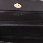 Caviar Quilted Boy Wallet On Chain WOC Dark Brown