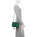 Satin Crystal Mini Galleria Double Zip Tote Mango
