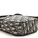 Oblique Messenger Pouch Beige Black