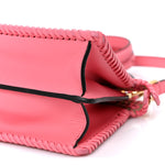 Vitello King Shiny Nappa Intreccio Petite Peekaboo I SEE U Satchel Pink Dalia