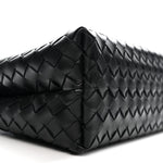 Nappa Intrecciato Medium Andiamo Shoulder Bag Black