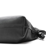 Nappa Calfskin Medium Flamenco Knot Clutch Black