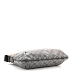 Crystal Monogram Small Flat Messenger Crossbody Navy