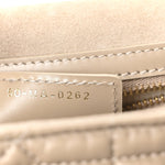 Calfskin Macrocannage Small Diorcamp Messenger Sand