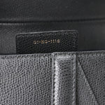 Grained Calfskin Saddle Bag Black