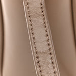 Calfskin Matelasse Monogram Lou Camera Bag Dark Beige