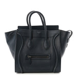 Drummed Calfskin Mini Luggage Orage