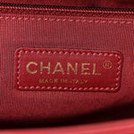 Lambskin Quilted New Medium Boy Flap Dark Red