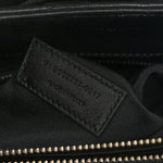 Calfskin Y Quilted Monogram Small Loulou Shopper Black