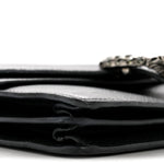 Pebbled Calfskin Small Dionysus Shoulder Bag Black