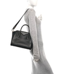 Sugar Goatskin Small Antigona Black