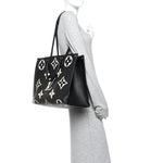 Empreinte Monogram Giant Onthego GM Black Beige