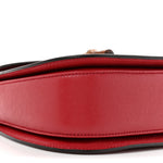 Shangai Calfskin Small Classic Bamboo Top Handle Bag Romantic Cerise