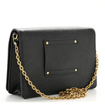 Epi Twist Belt Chain Wallet Black