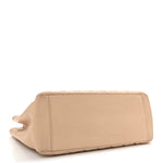 Caviar Quilted Grand Shopping Tote GST Beige Clair