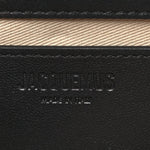 Smooth Calfskin La Pochette Rond Carre Black