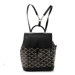 Goyardine Calfskin Mini Alpin Backpack Black