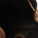 Suede Quilted Small Chanel 25 Handbag Dark Brown