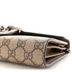 GG Supreme Monogram Mini Dionysus Chain Wallet Beige Taupe