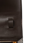 Lizard Small Classic Box Flap Bag Natural