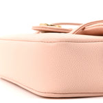 Shiny Caviar Mini Preppy Coco Shoulder Bag Light Pink