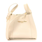 Calfskin Medium Signature Bucket Bag Latte