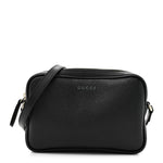 Pebbled Calfskin Shoulder Bag  Black
