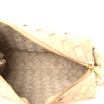 Suede Intrecciato Small Loop Camera Bag Sand