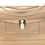 Metallic Calfskin Serpenti Forever Shoulder Bag Bronze
