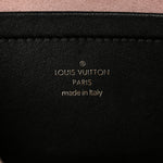 Lambskin Embossed Monogram Pochette Coussin Black