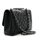 Caviar Quilted Jumbo Single Flap Black