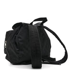Nylon Monogram Medium Light Single Buckle Backpack Black