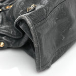 Agneau Giant 12 Gold Hardware City Gris Fossile