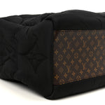 Econyl Monogram Pillow Giant Onthego MM  Black
