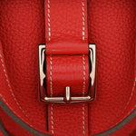 Taurillon Clemence Verso Halzan 31 GM Rouge Casaque Vermillion