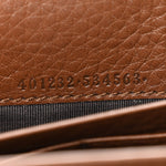 Cellarius Calfskin GG Marmont Chain Wallet Nut Brown